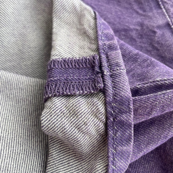 Levi’s 501’s Red Tag Purple 5 Pocket Jeans Button Fly 29x30 Altered - Picture 9 of 11